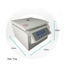 Centrífuga hematocrito mod. FUGE XII de 24 tubos capilares de 75 mm velocidad máxima 12,000 RPM