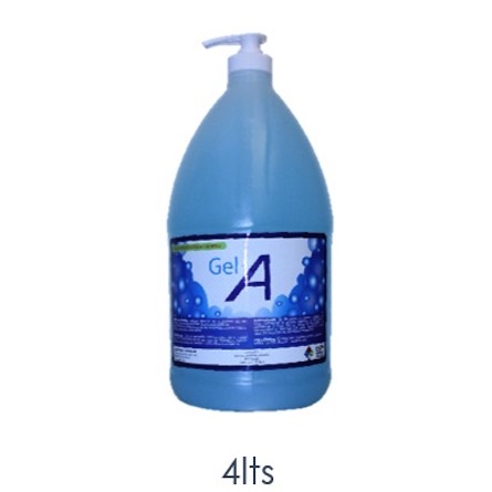 Gel antibacterial al 78% biodegradable para manos, Bote de 4 litros