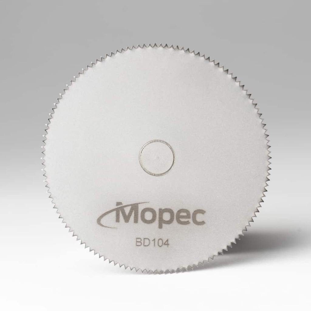 Hoja redonda para sierra Mopec con eje compatible con stryker  Mopec