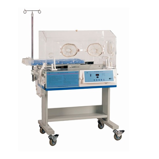 Incubadora térmica neonatal con puerta lateral