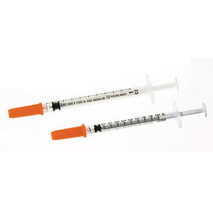 Jeringa para insulina 1.0 ml 27Gx13mm con 3000 piezas 