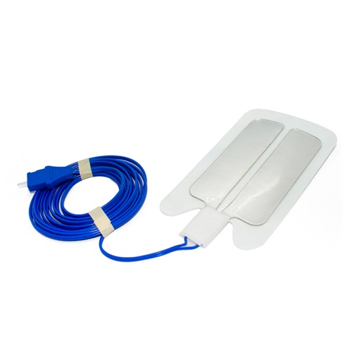 Placa desechable para electrocauterio con cable REM pediatrica