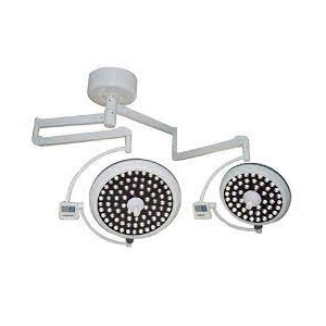 Lampara para quirofano doble de techo LED ecoStar 600+800 de 60 y 180,000 luxes