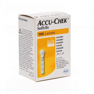 Lancetas Softclix para "accu-check" 100 piezas