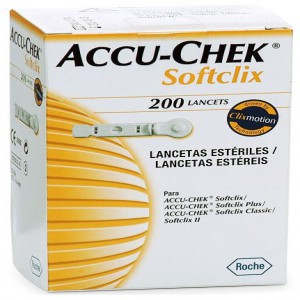 Lancetas para Accu-Check Softclick con 200 piezas