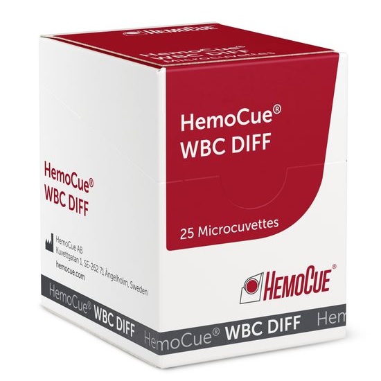 Microcubetas para leucocitos WBC DIFF