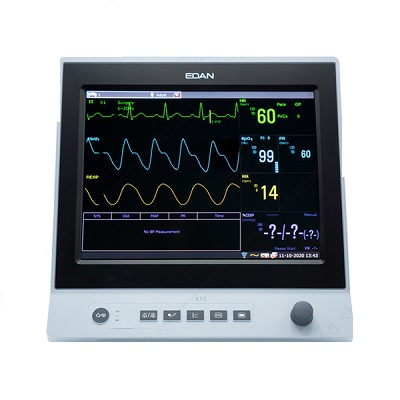 Monitor para paciente de signos vitales 12" serie X, parámetros básicos, pantalla táctil