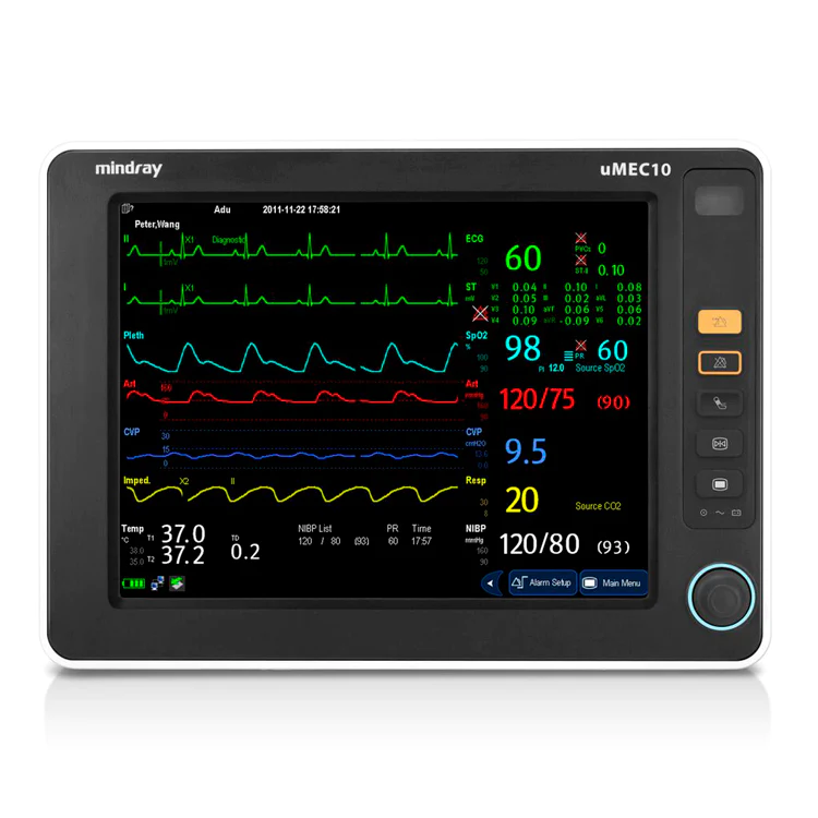 Monitor multiparametros veterinario 10" ECG, SpO2, NIBP