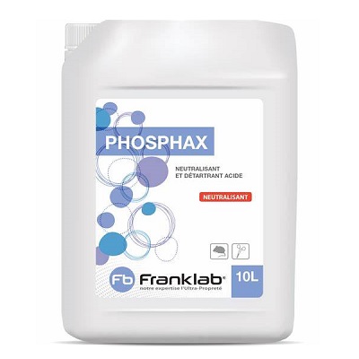 Neutralizante desincrustante acido para lavadoras y renovación de instrumentos quirurgicos PHOSPHAX caja c/4 bidones de 5L