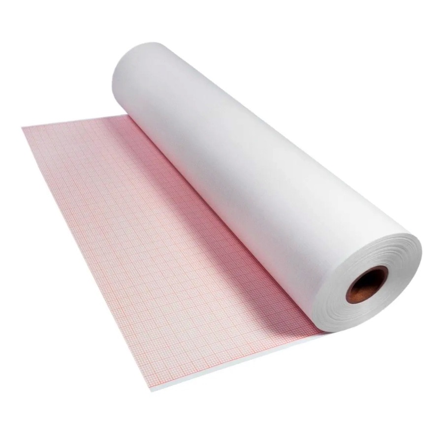 Papel para ECG de 210mm x 25m para Mod. LT y LC, paq. c/10 rollos