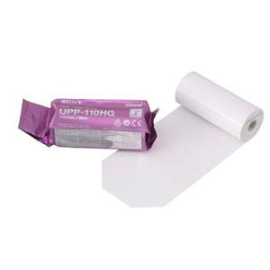 Papel térmico para impresora 110 mm  x 18 mts. alta densidad blanco y negro caja c/10 rollos