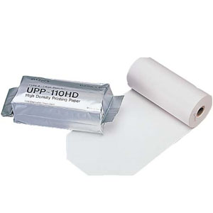 Papel térmico para impresora 110 mm x 18 m alta densidad en blanco y negro caja con 10 rollos