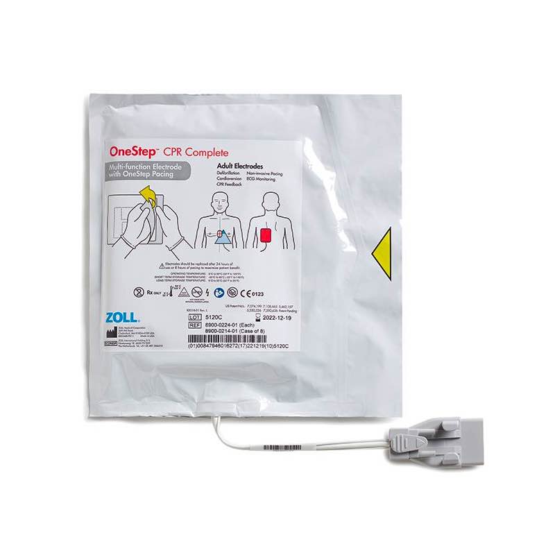 Parche electrodo para desfibrilador OneStep Complete CPR Adulto c/8