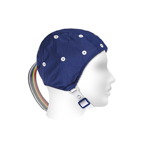 Gorro para EEG conector universal infantil azul claro de 42-46 cm