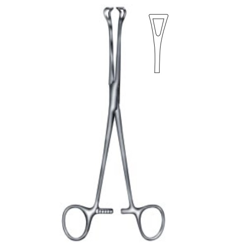 Pinza BABCOCK para tejidos 16 cm