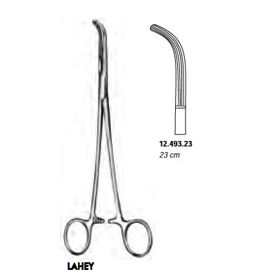 Pinza LAHEY para conducto biliar 23 cm