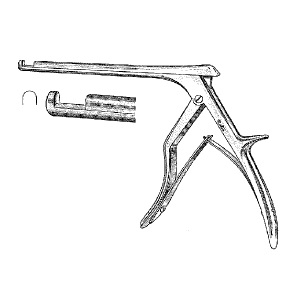 Pinza cervical Spurling-Kerrison 5 mm, 6" (15.2 cm)  Cat. MIX-26-331 Miltex