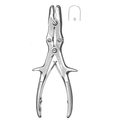 Pinza gubia STILLE-LUER recta 23 cm