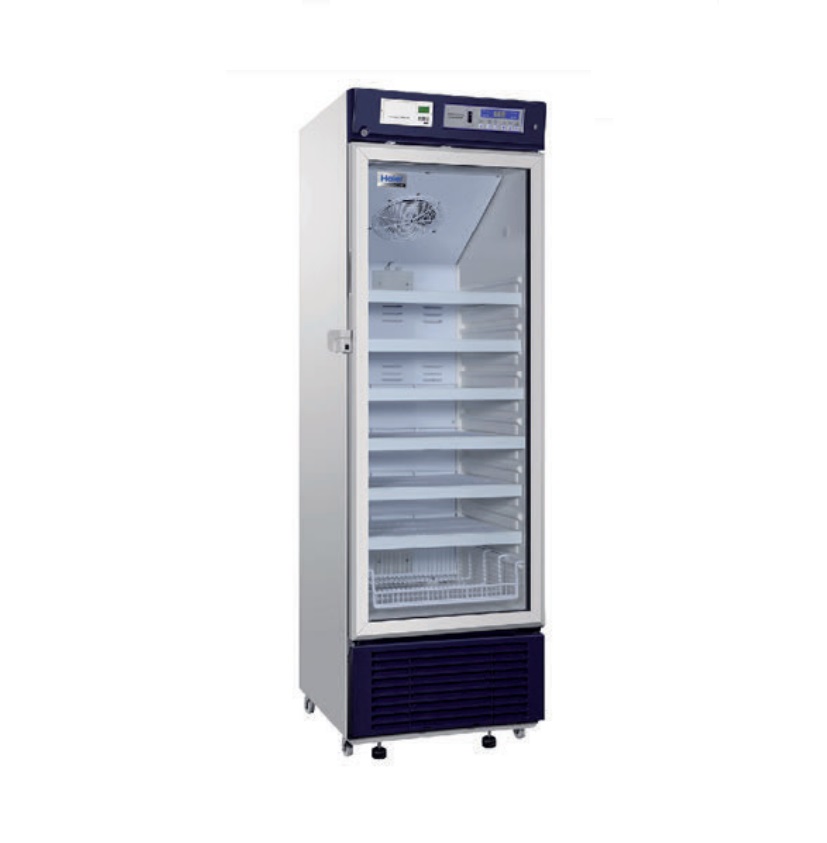 Refrigerador vertical para farmacia capacidad 390 lts rango de temperatura de 2° a 8° C