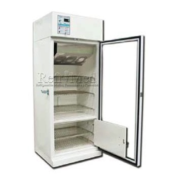 Refrigerador vertical de 14 pies para farmacia esmaltado con 1 puerta de cristal sin graficador