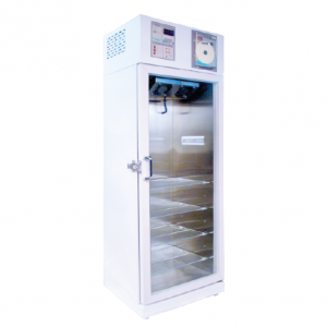 Refrigerador vertical de 17 pies para farmacia esmaltado con 1 puerta de cristal sin graficador