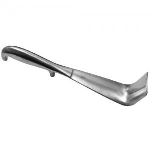 Retractor vaginal Doyen Chico 25x4.6x7.3cm (Largo x Ancho x Alto) Premium acero aleman