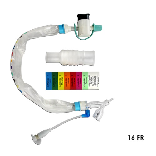 Sistema de succión cerrado adulto 16 FR simple para tubos endotraqueales 8.0 y 8.5 caja con 10 pzas 
 Cat. PAH-21053 PAHSCO