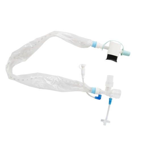 Sistema de succión cerrado adulto 18 FR avanzado para tubos endotraqueales del 9.0 y 9.5 caja con 10 pzas Cat. PAH-20715 PAHSCO