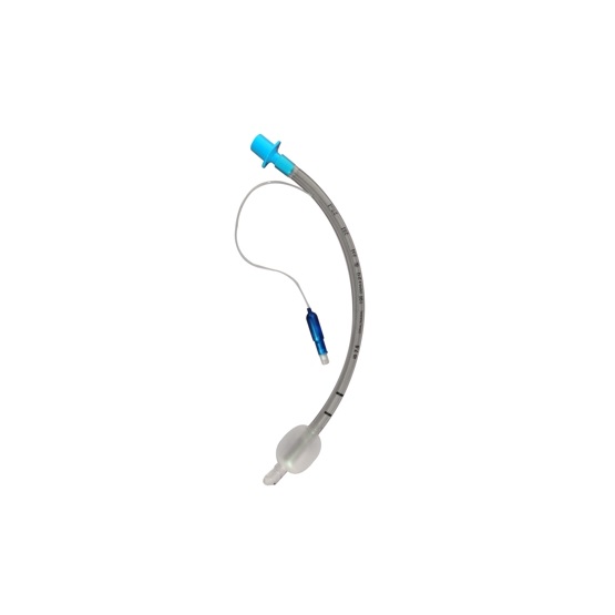 Tubo endotraqueal con alma de acero con globo 4.5mm paq. c/10 pzas