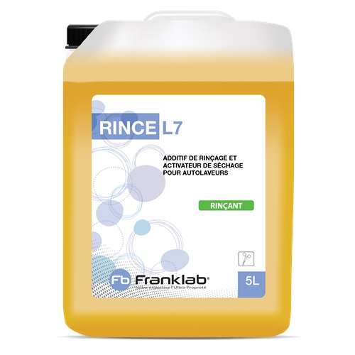 Aditivo de enjuague y activador de secado con accion lubricante RINCE L7 (Bidon 5L)