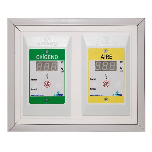 Alarma para 5 gases para sobreponer Aramed