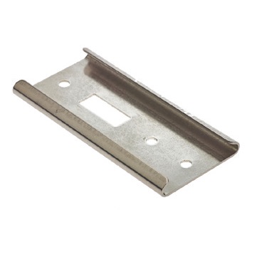 Placa de pared para soporte de acero inoxidable