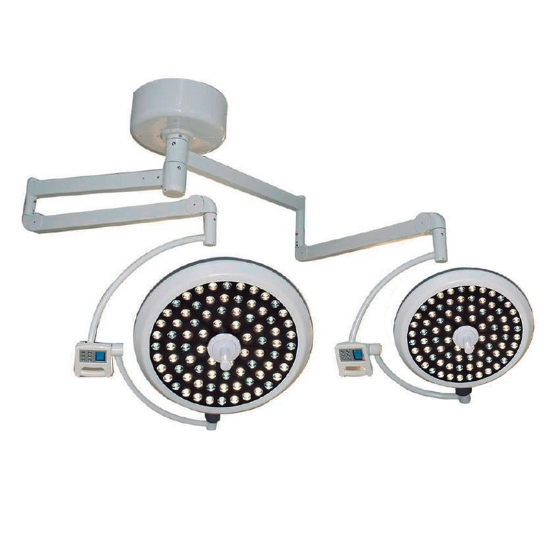 Lampara para quirofano doble LED 180,000 luxes