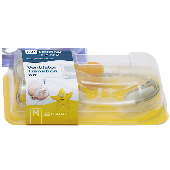 Kit de transición entre interfaz nasal y ventilador Optiflow Junior 2 M