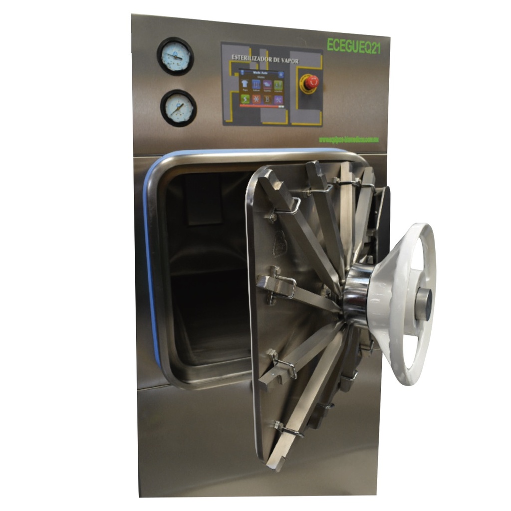 Autoclave de vapor autogenerado controlado por microprocesador de 420 litros 50x50x151cm (PLC)