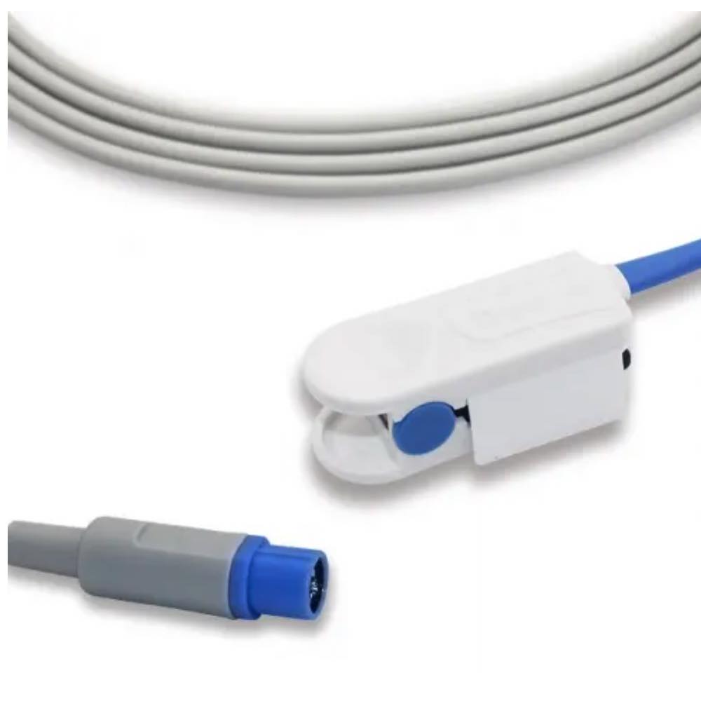 Cable de sensor SPO2 reusable Adulto Long. 3mt clip compatible con DRAGER (U410.23)