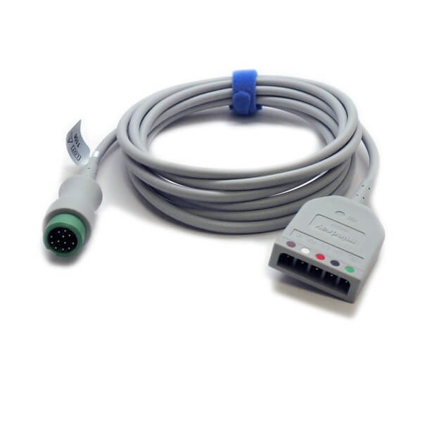 Cable troncal para ECG de 12 pin 3/5 leads