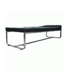 Chaise Longue Divan tubular cromado