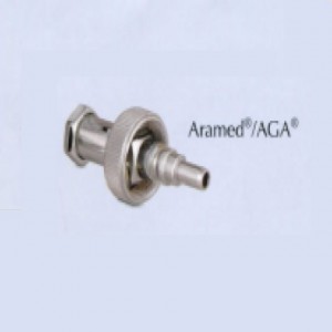 Conector enchufe rápido para "Aramed" Aire para equipo doble 1/4 NPT