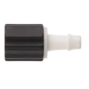 Conector plastico de rosca hembra para monitor de 4 mm