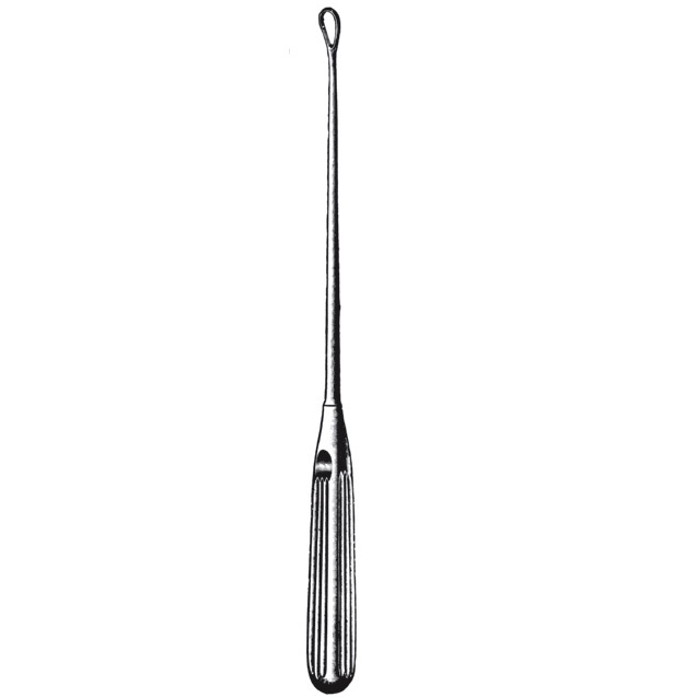 Cucharilla de Sims Uterina de 27.9 cm Aguda # 4