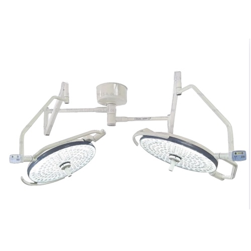 Lámpara para quirófano doble de techo de 160,000 luxes luz LED Mod. Ultratec 6000 LP