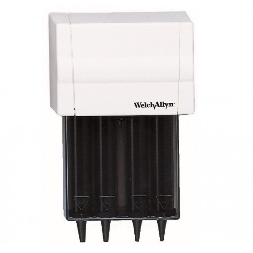 Dispensador de pared para espéculos óticos desechables con almacenaje serie 524 Cat. WEA-52400-PF Welch Allyn