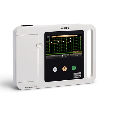 Electrocardiografo multicanal de 12 derivaciones PageWriter TC10