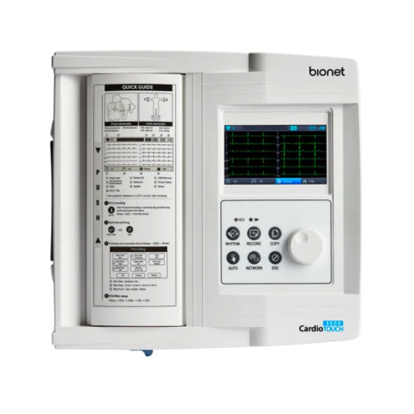 Electrocardiógrafo de 12 canales Modelo Cardiotouch 3000