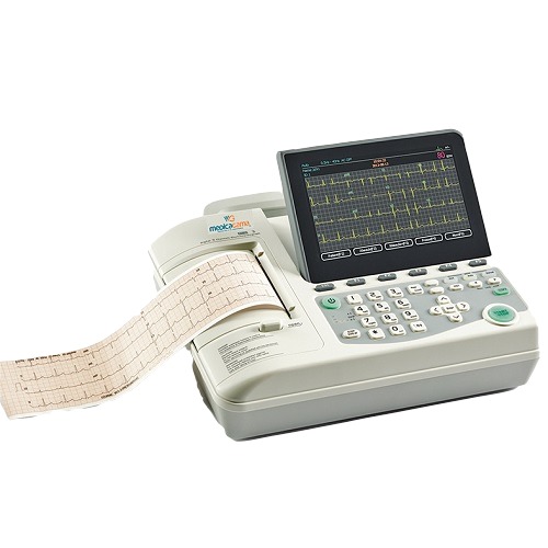 Electrocardiografo de 3 canales mod. EC EM301 pantalla LCD plegable 7"