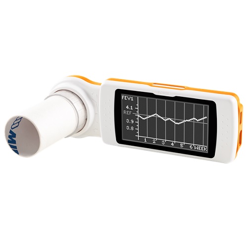 Espirometro Spirodoc con pantalla táctil y oximetría 3D incluye 2 turbinas FlowMIR y 1 sensor de oximetría