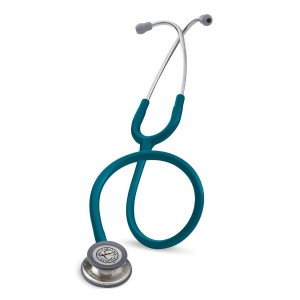 Estetoscopio Littmann classic III adulto duplex de doble campana azul caribeño