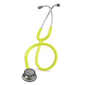 Estetoscopio Littmann classic III adulto duplex de doble campana lima limon