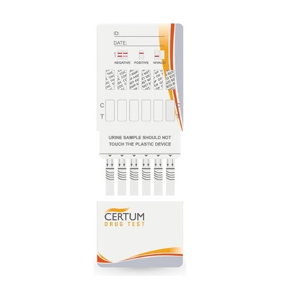 [CER-DOA-134-2] Panel para deteccion de 3 drogas (THC/COC/MET) caja con 25 pzas